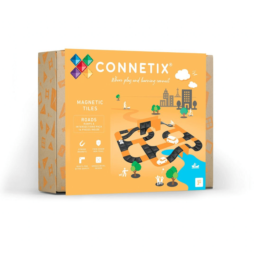 `Ramps + Intersections magneettisarja 16 osaa` CONNETIX magneetit 293484