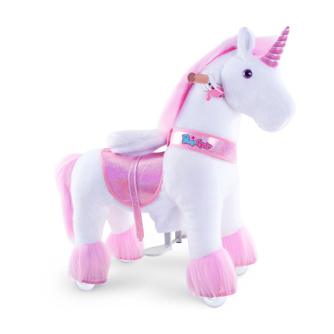 Ride-on Pinkki Yksisarvinen PonyCycle ratsastushevonen Ux302