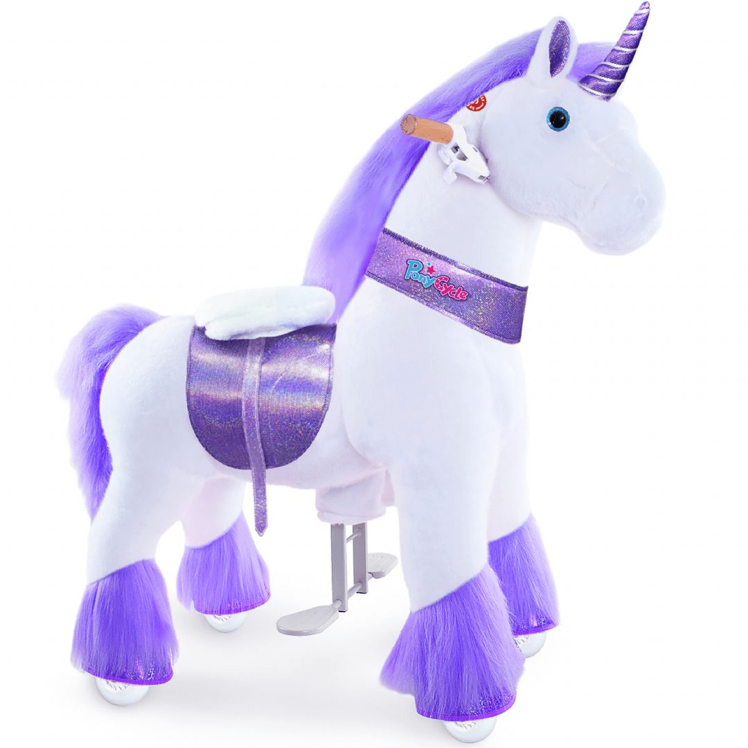 Ride-on Violetti Yksisarvinen PonyCycle ratsastushevonen Ux406