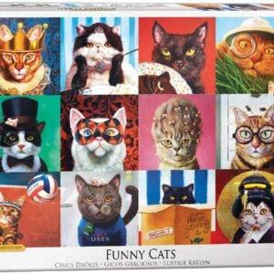 Eurographics Puzzle 1000 Palan Palapeli Funny Cats