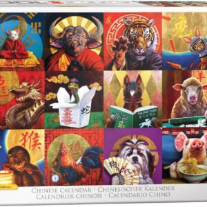 Eurographics Puzzle 1000 Palan Palapeli Chinese Calendar