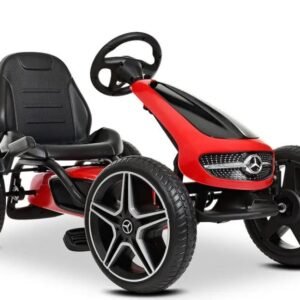 Poljinauto Mercedes Benz karting punainen