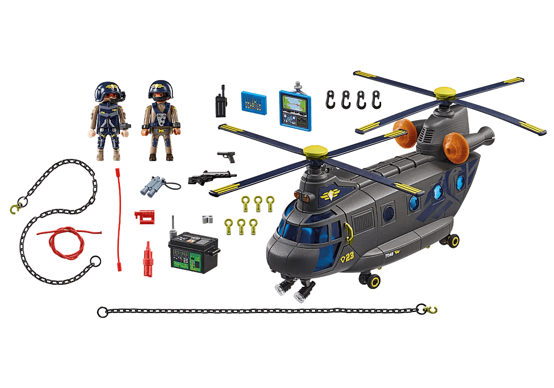Playmobil City Action 71149 Tactical Unit Pelastushelikopteri