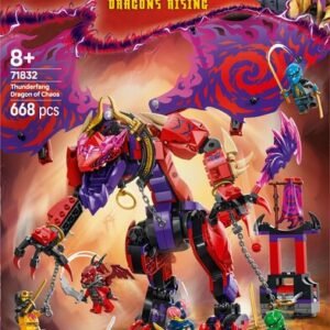 LEGO NINJAGO 71832 Krokotiilidraama: kaaoksen lohikäärme - Rakennussarja 8-vuotiaille ja sitä vanhemmille