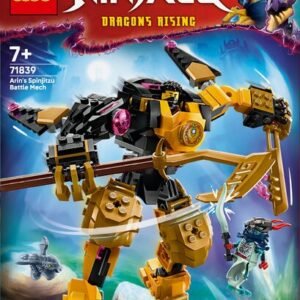 LEGO NINJAGO 71839 Arinin Spinjitzu-robotti - Rakennussarja 7-vuotiaille pojille