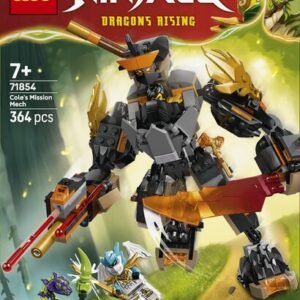 71854 LEGO® NINJAGO® Colen tehtävärobotti ja lohikäärme-muotoinen Zane