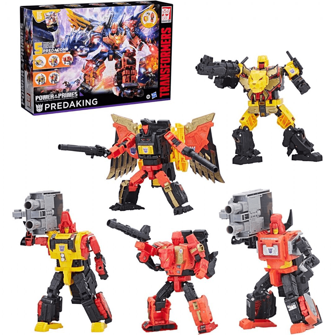 Transformers Power of the Primes Predaking Transformers Titan Toimintahahmot G3825