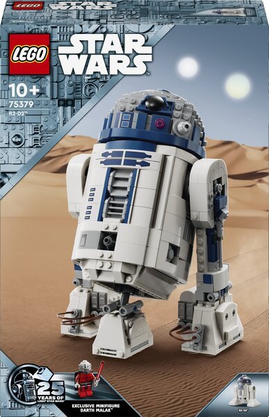LEGO Star Wars 75379 R2-D2, rakennettava droidilelu, lahja lapsille, taisteluleikki