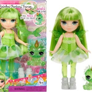 Rainbow High Littles Rainbow Fantasy Fairies Pikkunuket - Emerald Hunter