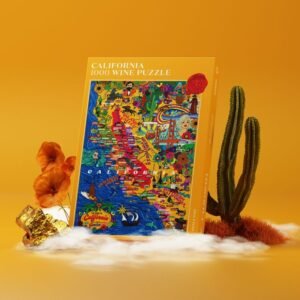 Water And Wines California, Wine Puzzle, 1000 Palan Viini Palapeli