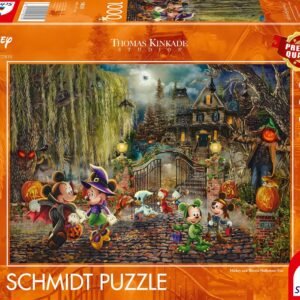 Schmidt Thomas Kinkade 1000 Palan Palapeli Mickey & Minnie Halloween