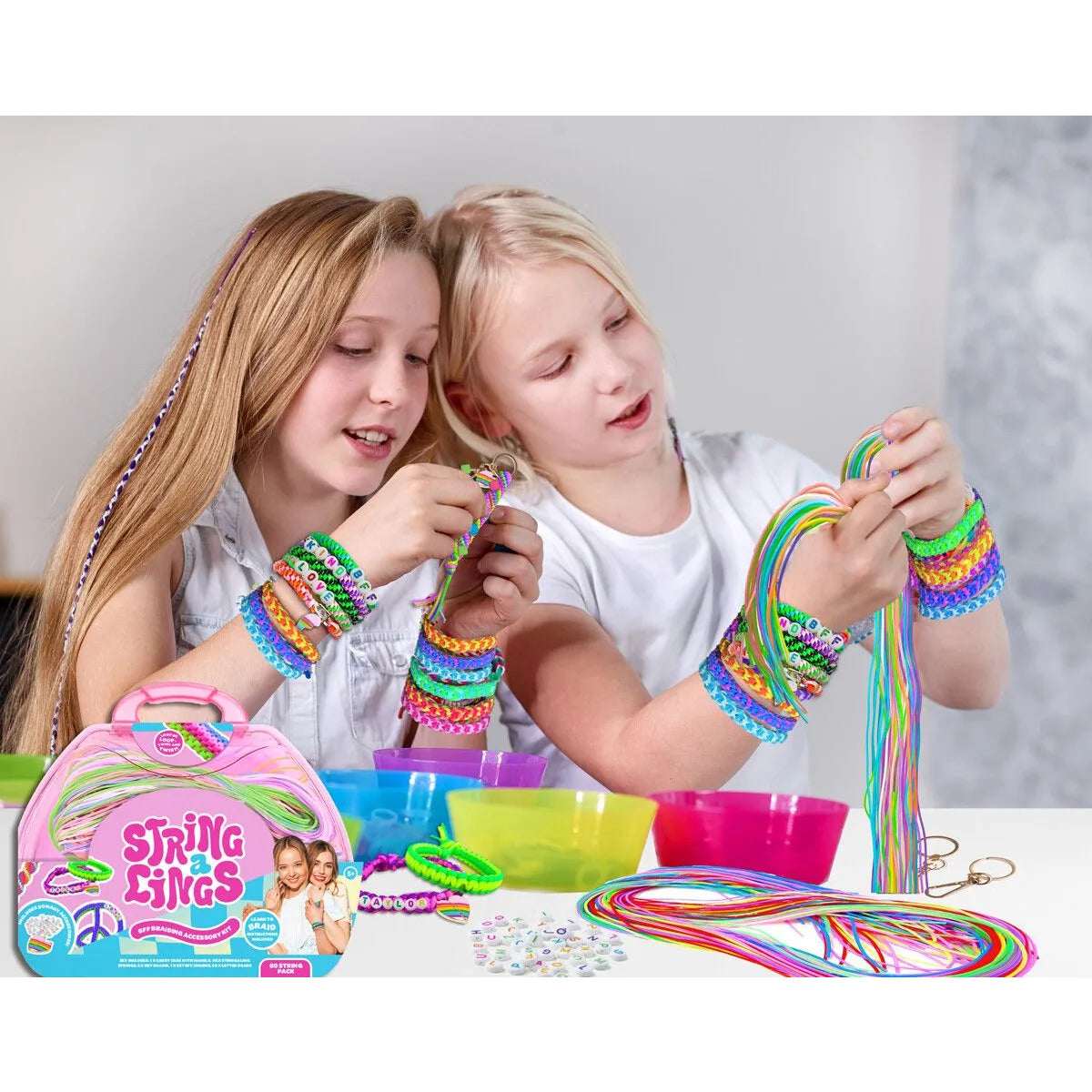 Stringalings 50 Nauhan Sweet Heart Braiding Kit Koruntekosetti