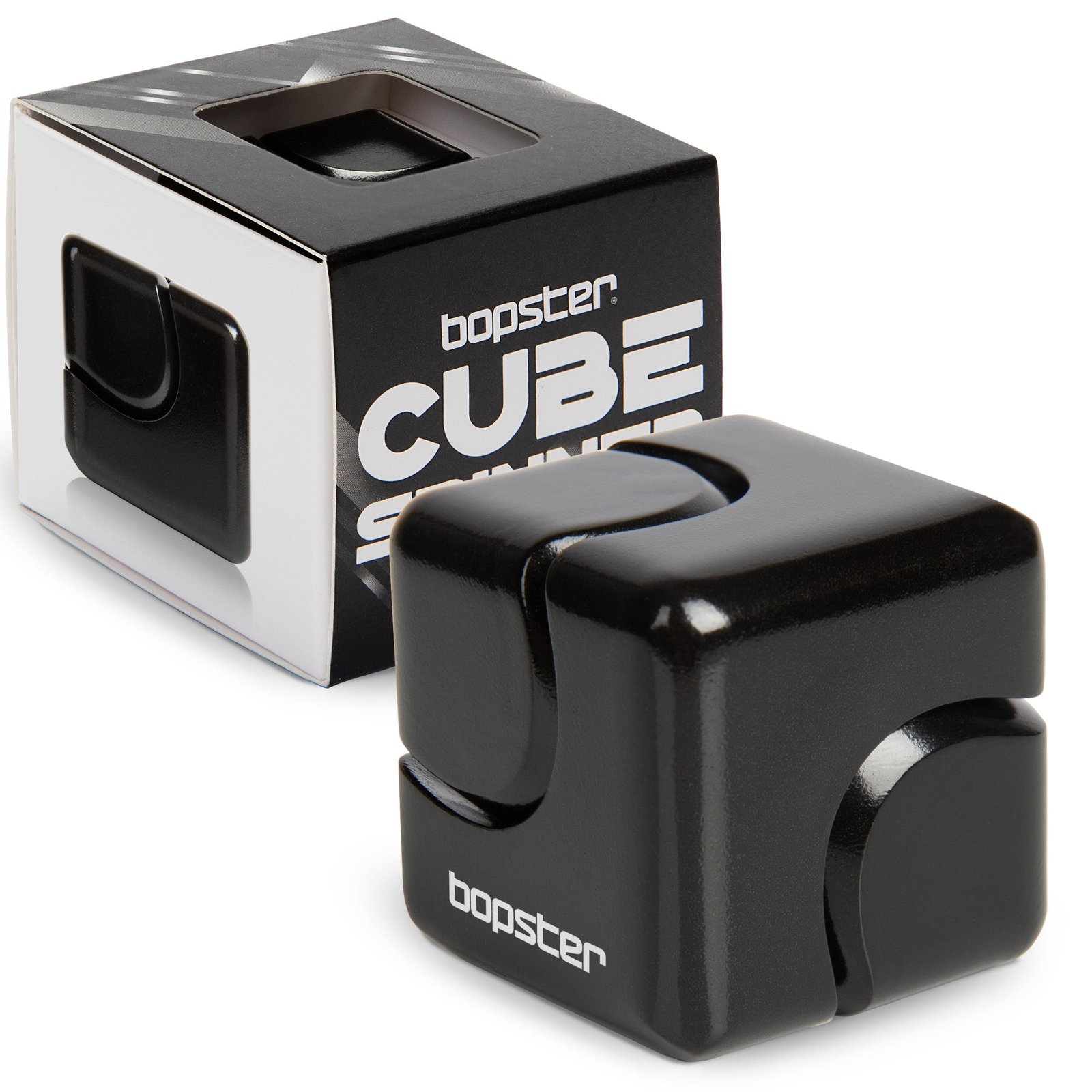 Bopster Cube Spinner - Musta