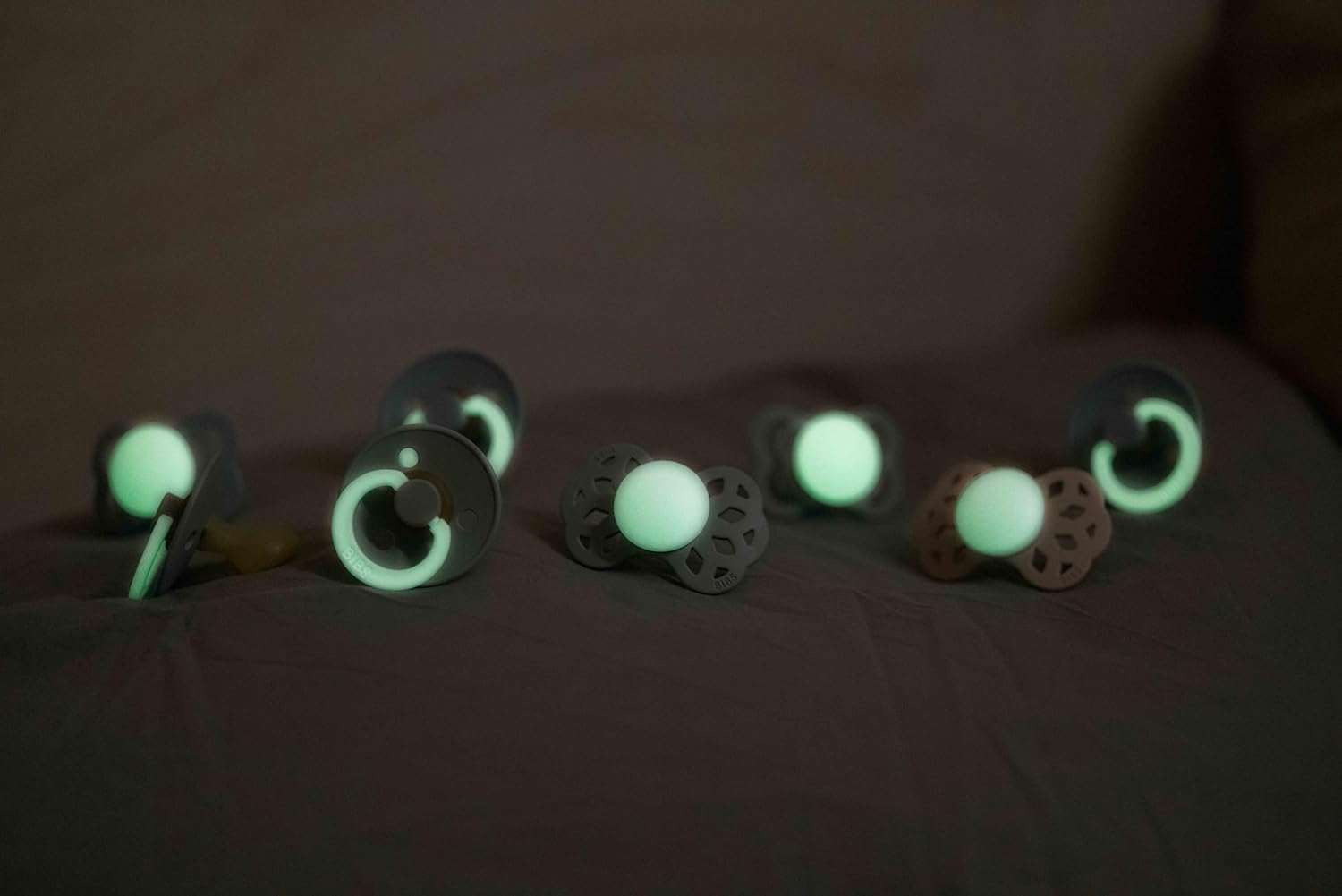 BIBS Supreme Glow In The Dark Tutti 2kpl Koko 2 Cloud GLOW