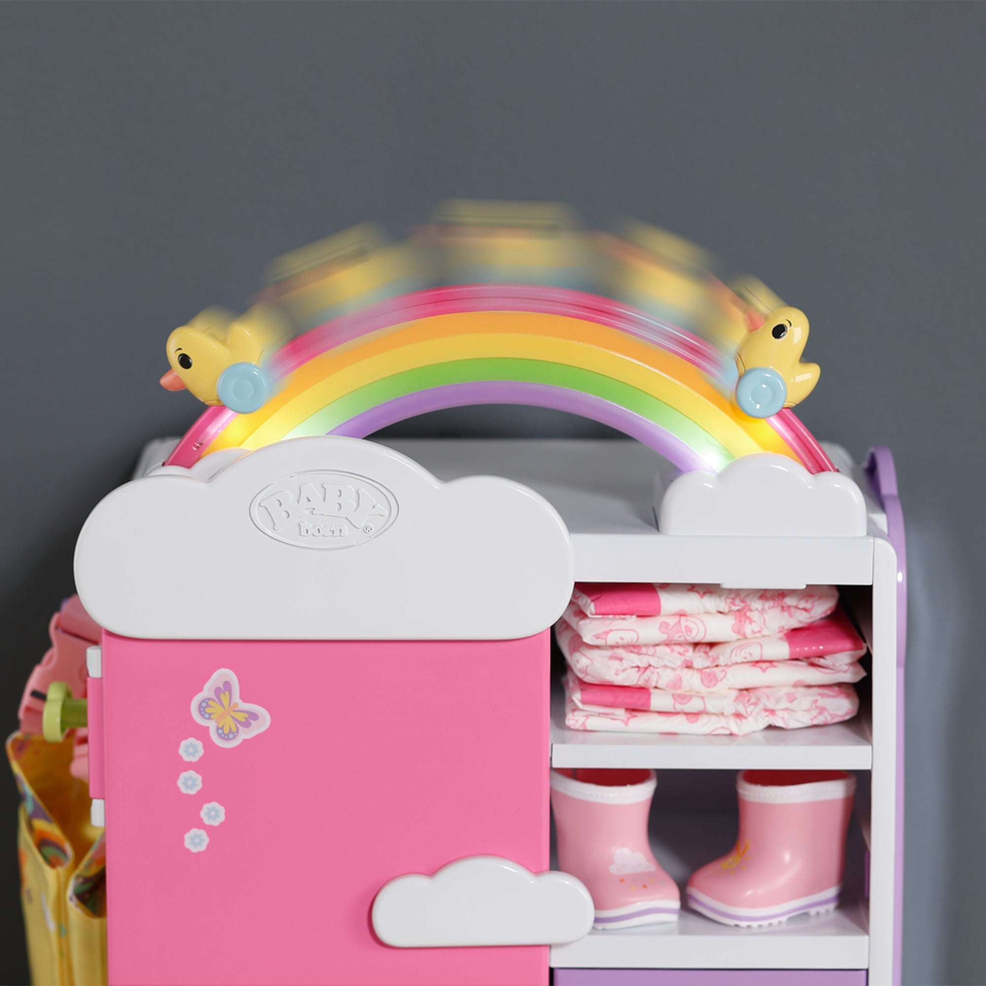 Baby Born Vaatekaappi Rainbow Äänellä ja Valolla