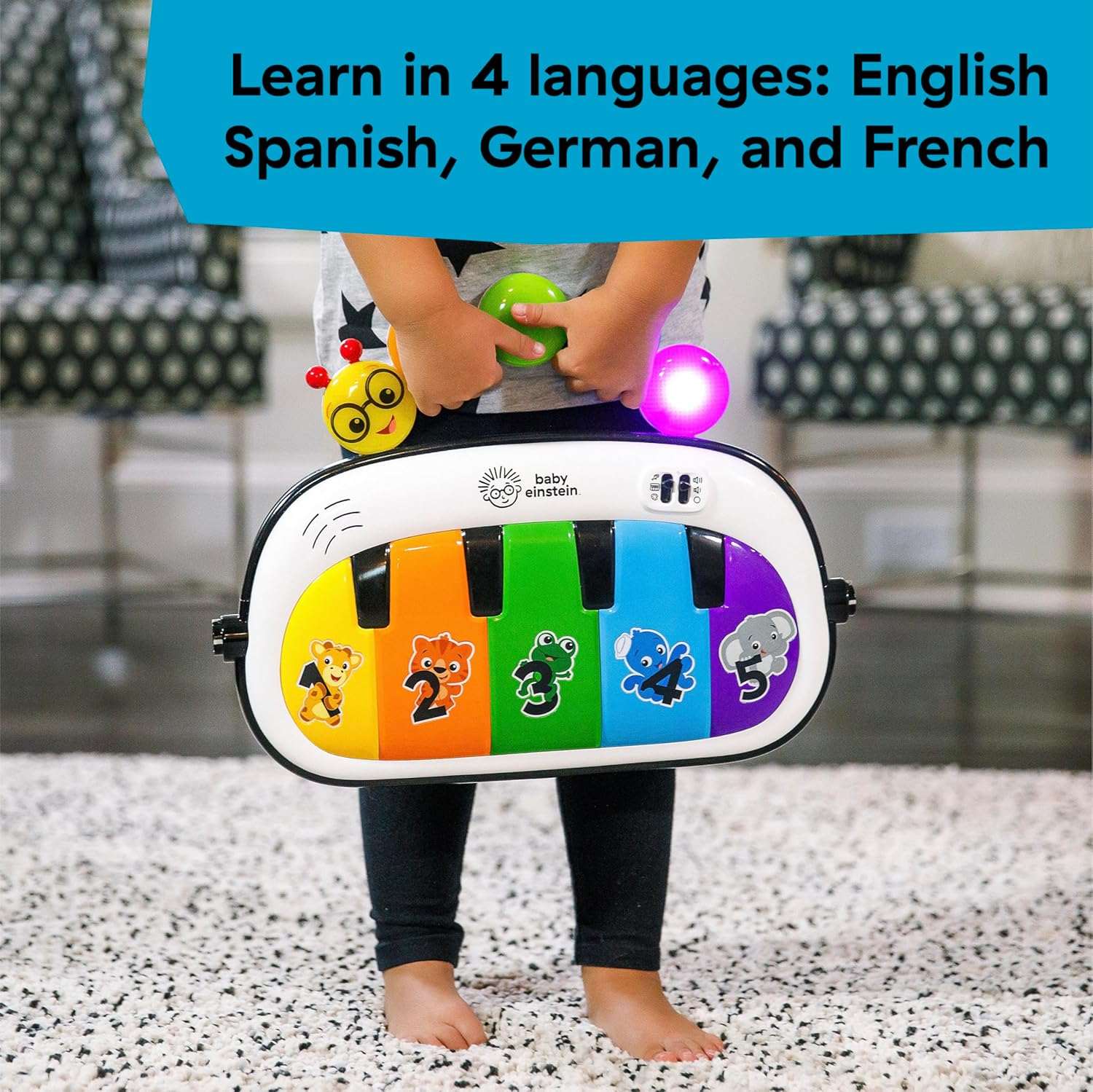 Baby Einstein 4-in-1 Kickin' Tunes Aktiviteettimatto Vauvajumppa Musiikki