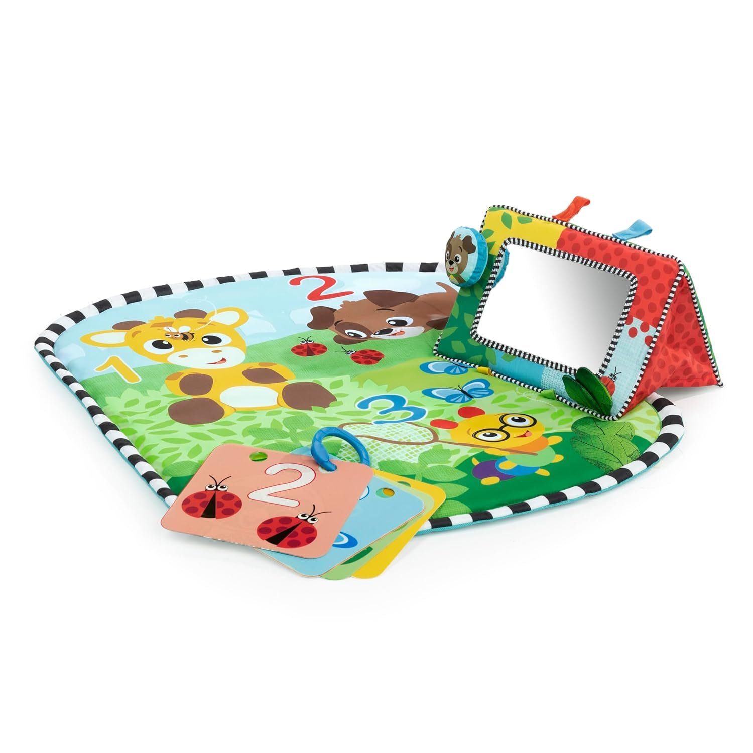 Baby Einstein Discovery Garden Tummy Time & Mirror Aktiviteettilelu/Aktiviteettimatto