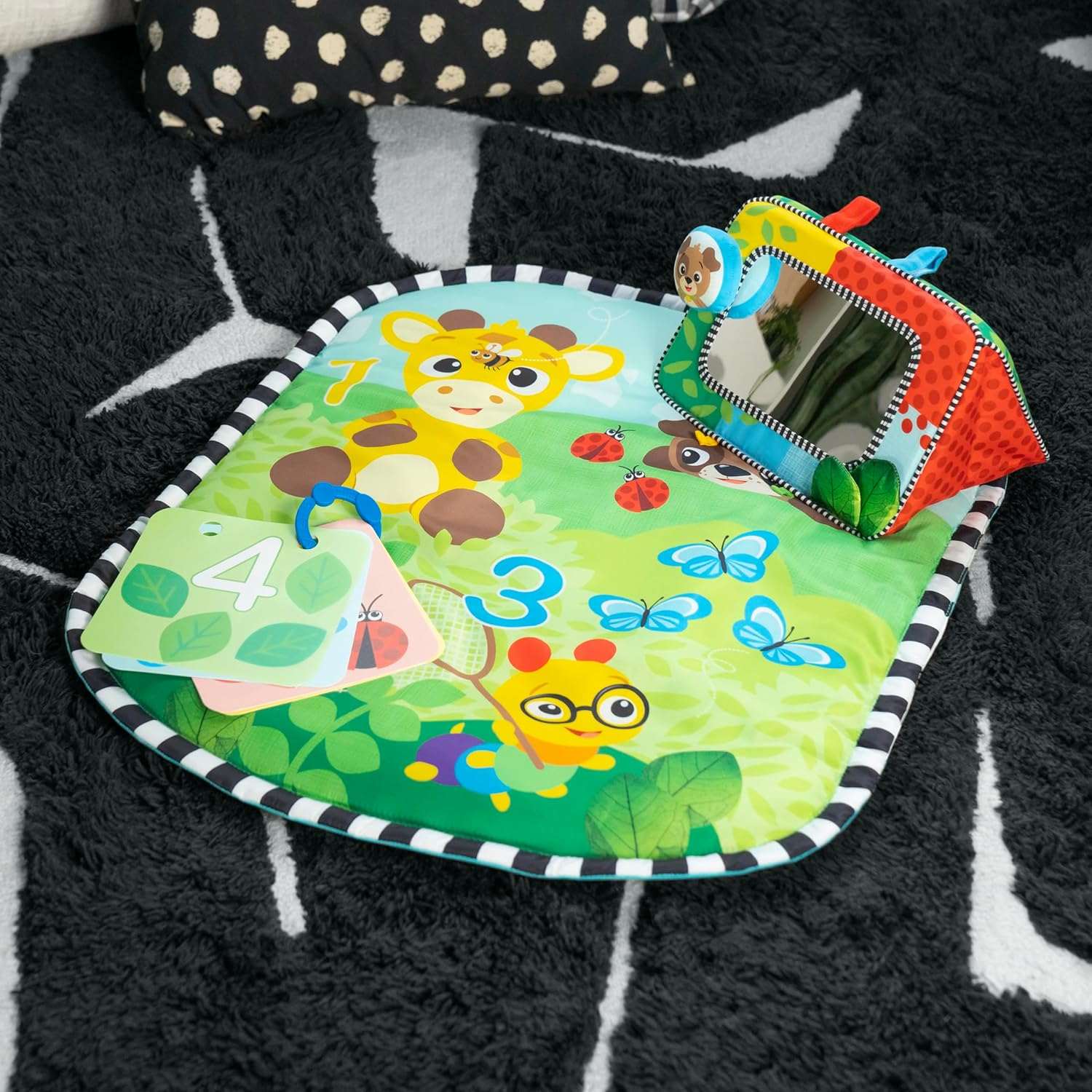 Baby Einstein Discovery Garden Tummy Time & Mirror Aktiviteettilelu/Aktiviteettimatto