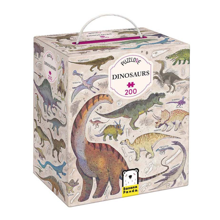 Bananapanda Puzzlove 200 Palan Palapeli Dinosaurukset