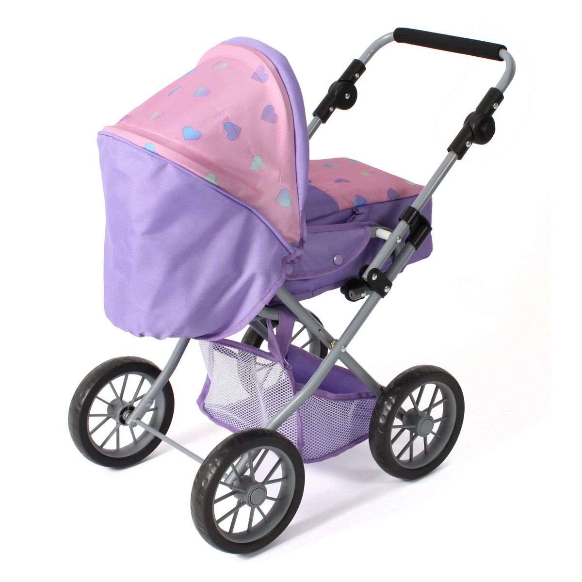 Bayer Chic Nukenvaunut Pinkki/Liila Sydämet
