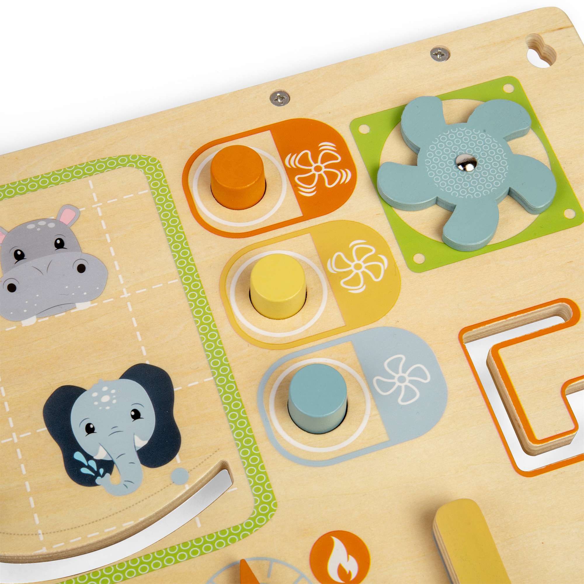 Bigjigs Busyboard Puinen Aktiviteettialusta