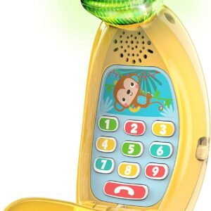 Bright Starts Babblin Banana Leikkipuhelin Äänillä ja Valoilla