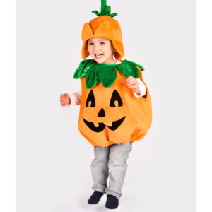 Den Goda Fen Kurpitsapuku ja Hattu 98-104 cm (2-4v.)