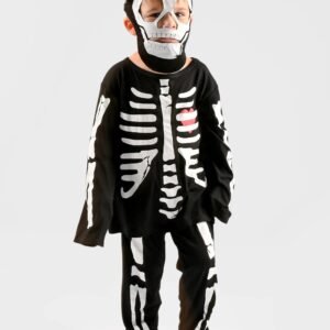 Den Goda Fen Luurankopuku Maskilla 110-116 cm