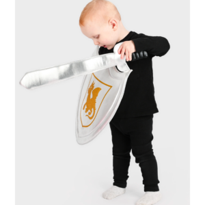 Den Goda Fen Ritarin Miekka Sekä Kilpi