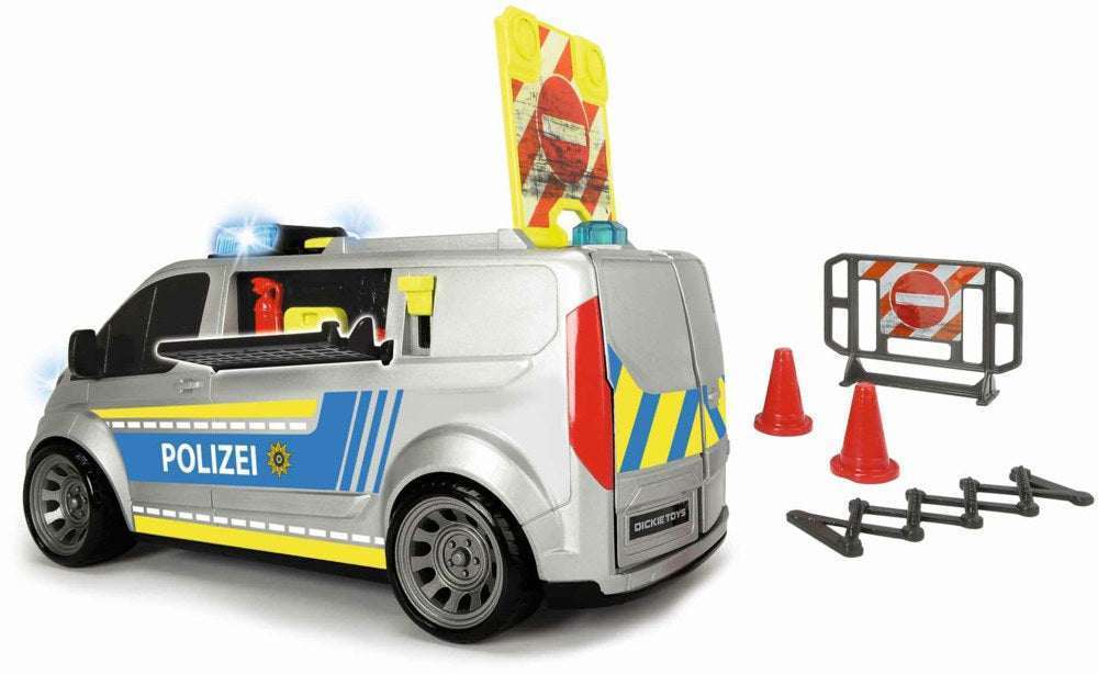 Dickie Toys Poliisiauto Äänillä Ja Aukeavilla Takaovilla