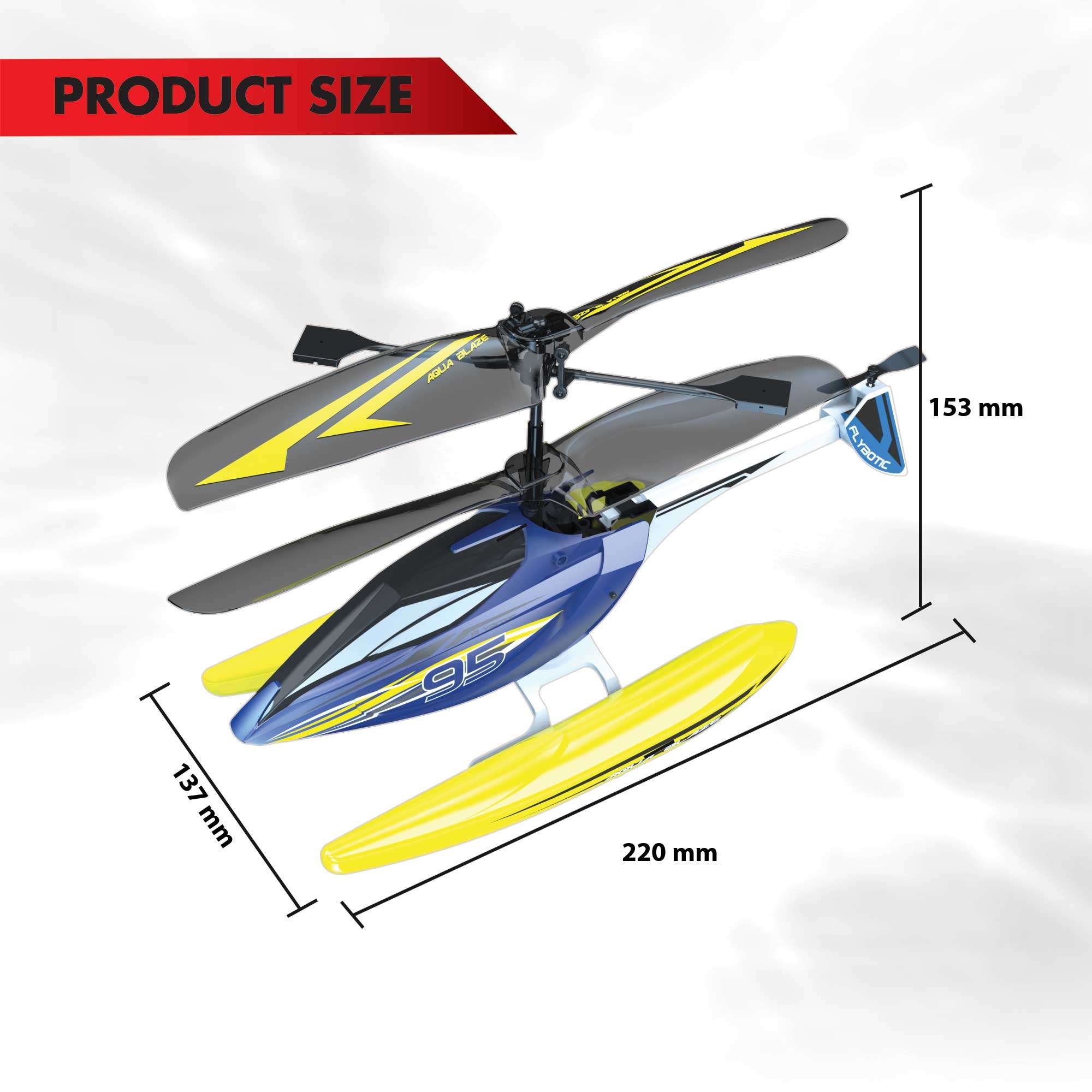 Exost Flybotic Aqua Blaze Kauko-ohjattava Helikopteri