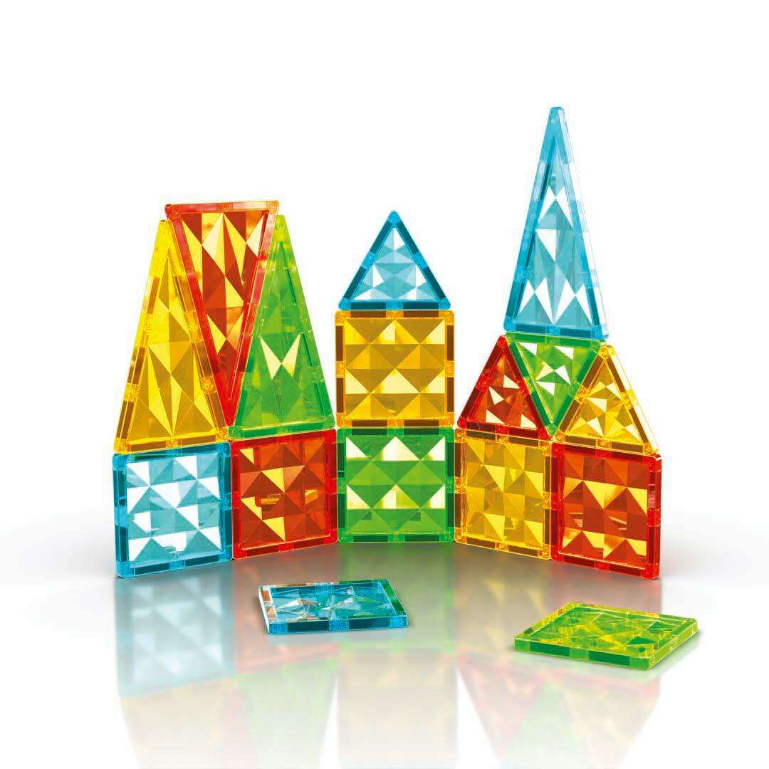 Geomag Magnetic Tiles 3D Rakennussarja 16 Osaa