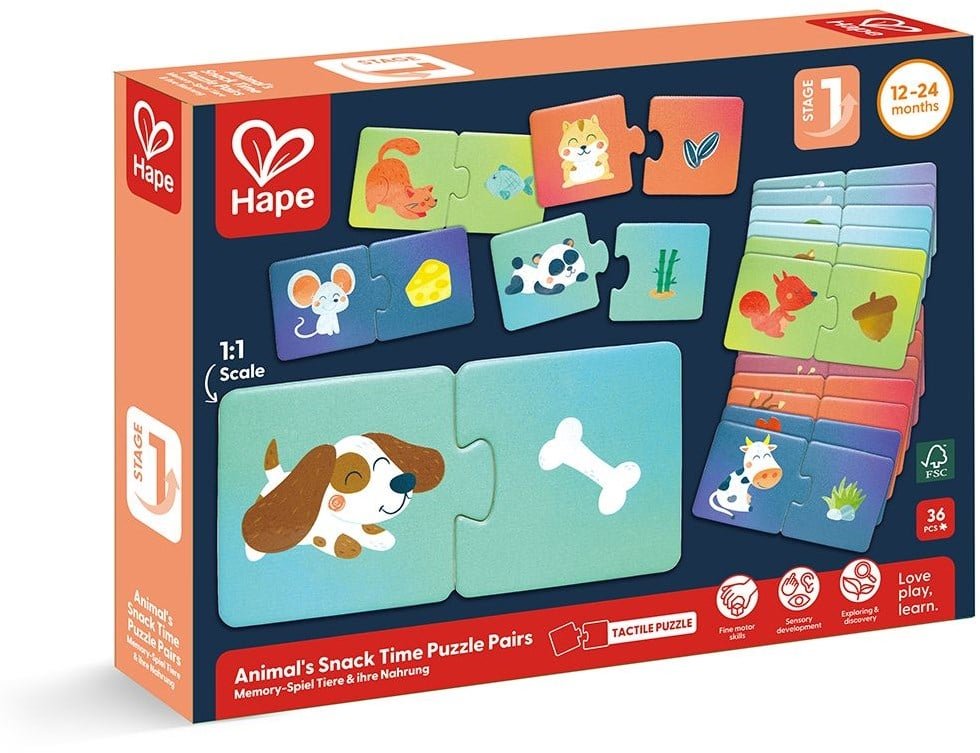 Hape Eläinten Herkut Yhdistämispalapeli