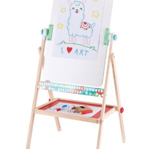 Hape Käännettävä Lasten Piirustusteline Tarvikkeilla