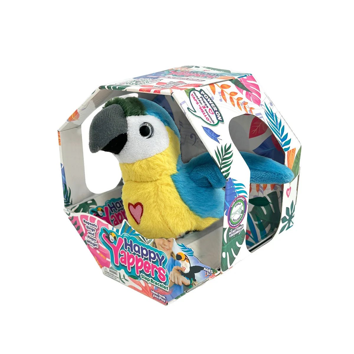 Happy Yappers Interaktiivinen Toistava Lintu Ranneke Lajitelma