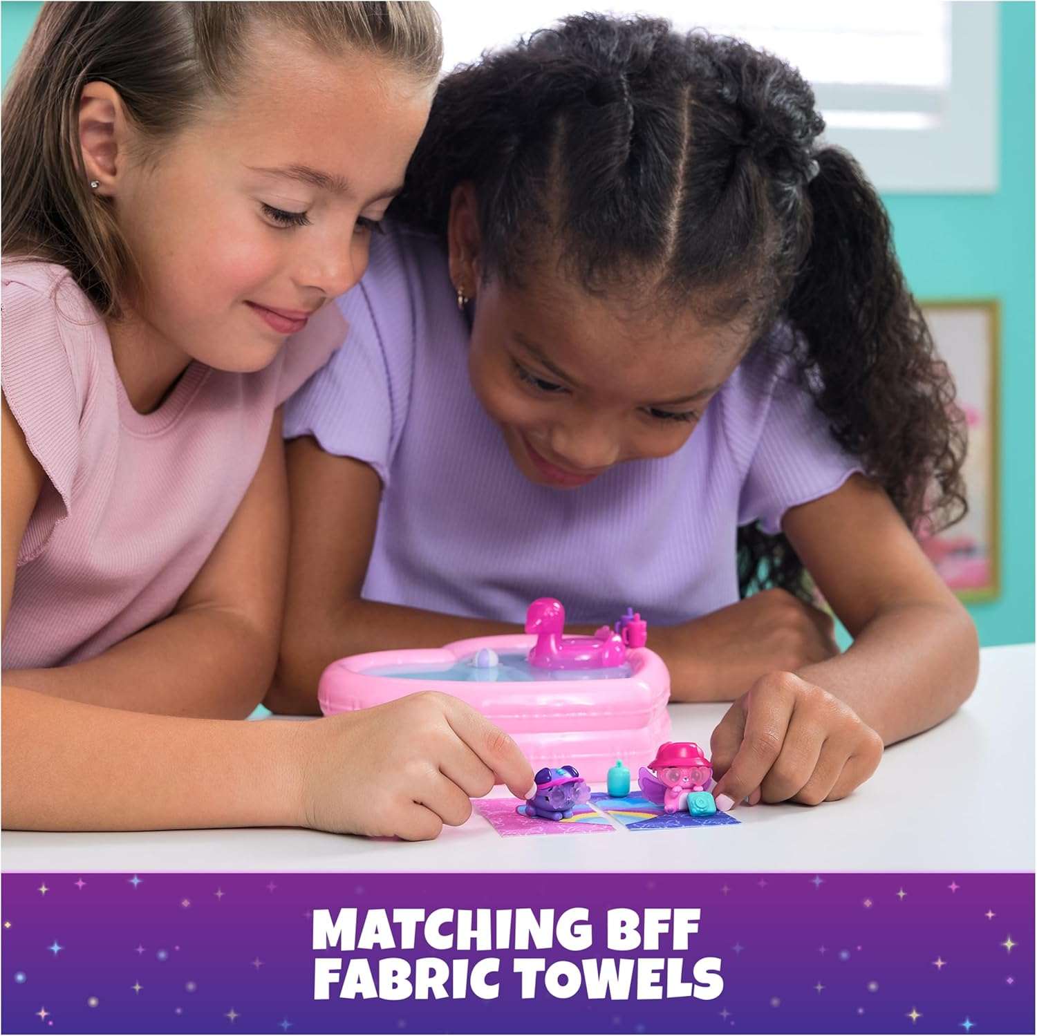 Hatchimals Alive Neon Rainbow Bestie Pool Party