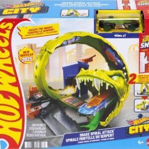 Hot Wheels Snake Spiral Attack Pikkuauto Leikkisetti
