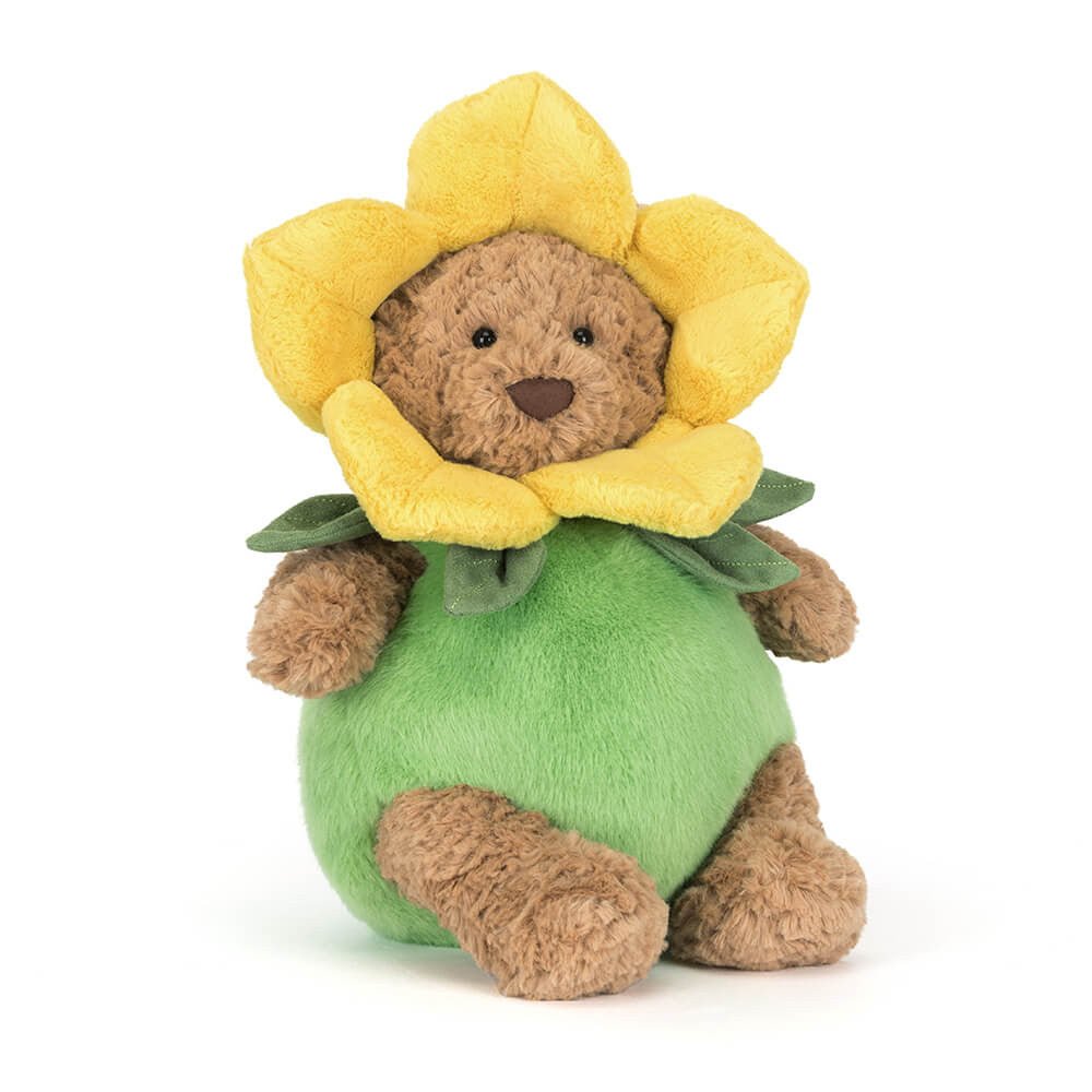 Jellycat Bartholomew Karhu Pehmolelu 26cm Daffodil Outfit