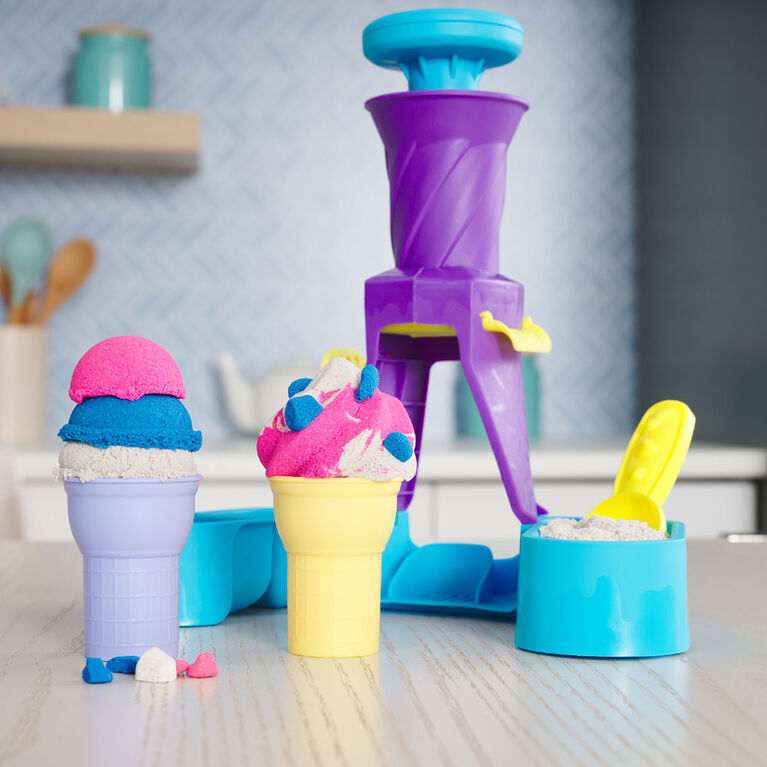 Kinetic Sand Taikahiekka Soft Serve Station Setti
