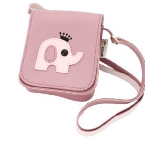 Kis Me Lasten Olkalaukku Norsu Roosa 10x13 cm