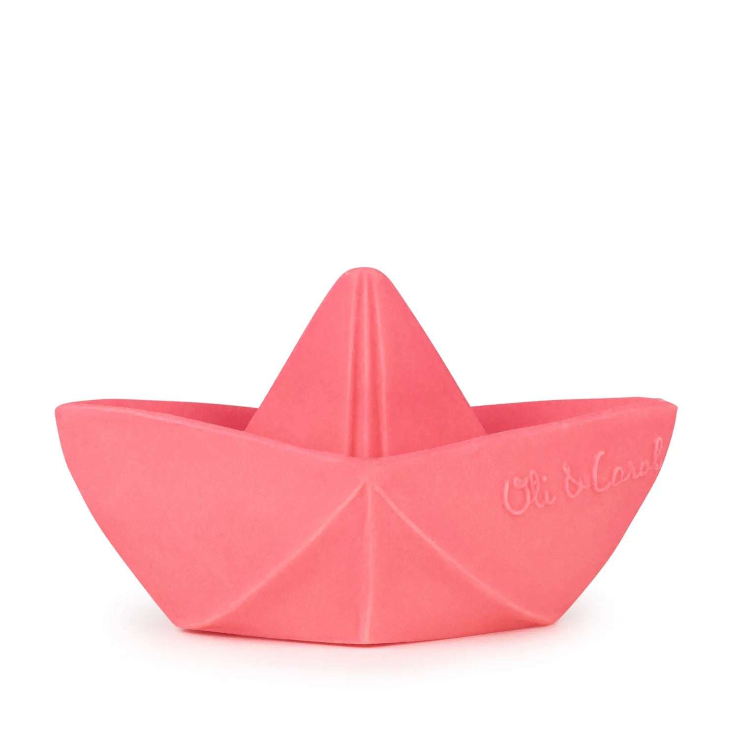 Oli & Carol Luonnonkumi Origami Kylpyvene Pinkki