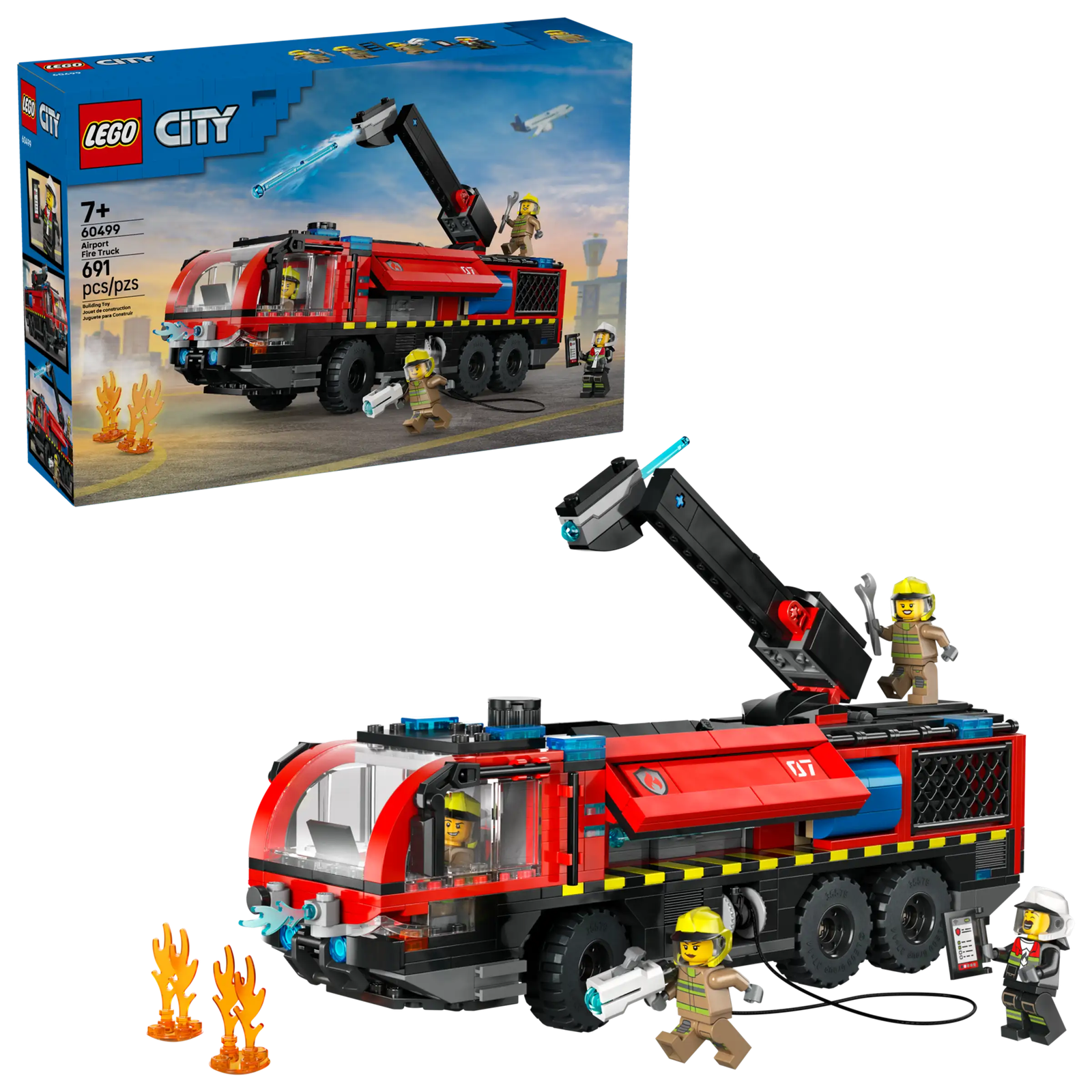 LEGO City 60499 Lentokentän Paloauto