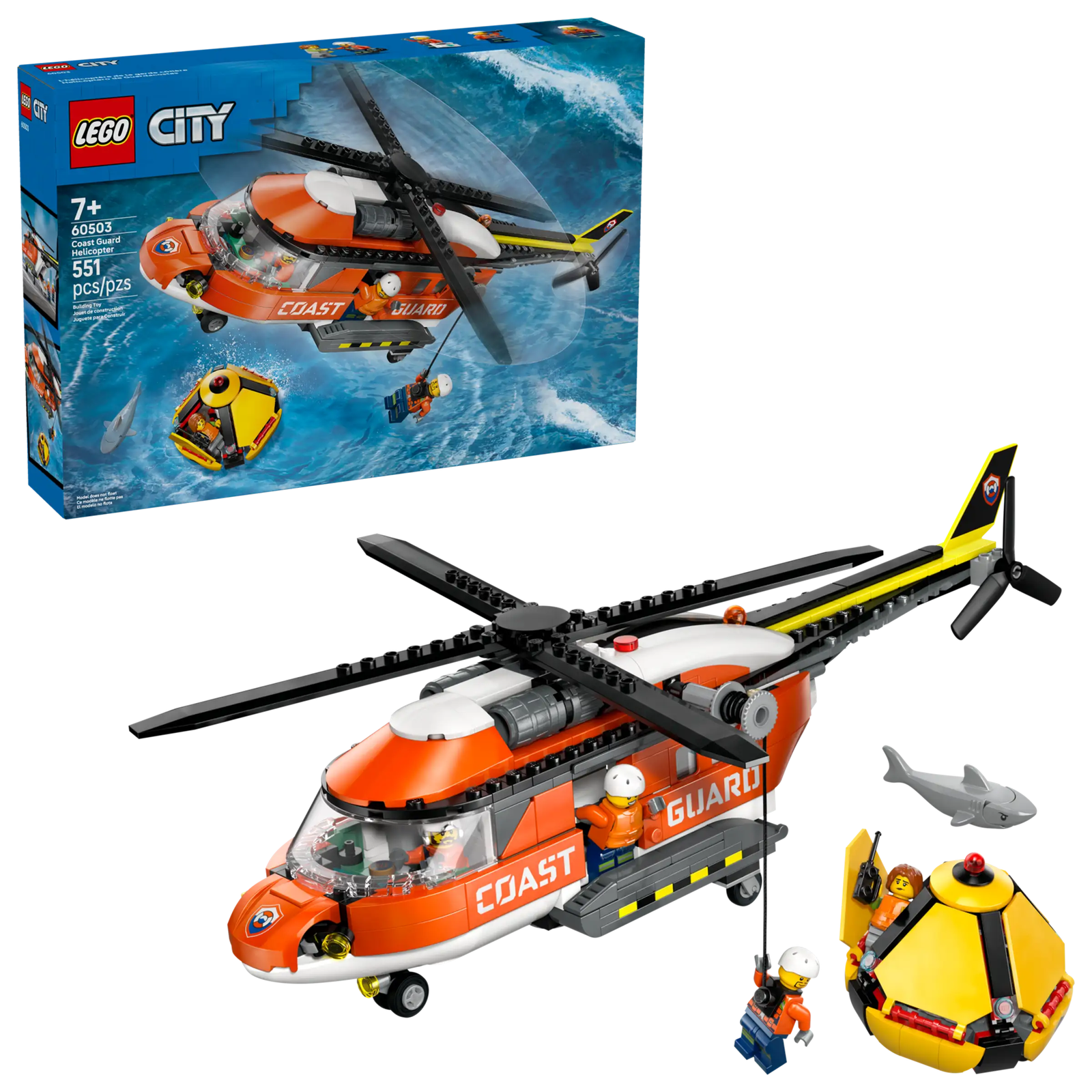 LEGO City 60503 Rannikkovartioston Helikopteri