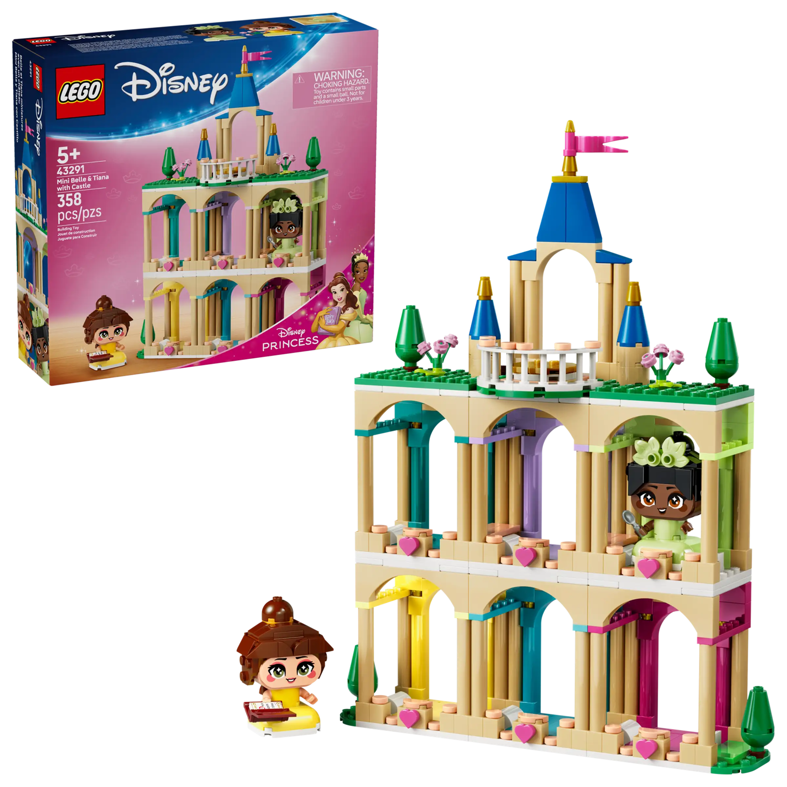LEGO Disney 43291 Bellen ja Tianan Linna Minikoossa