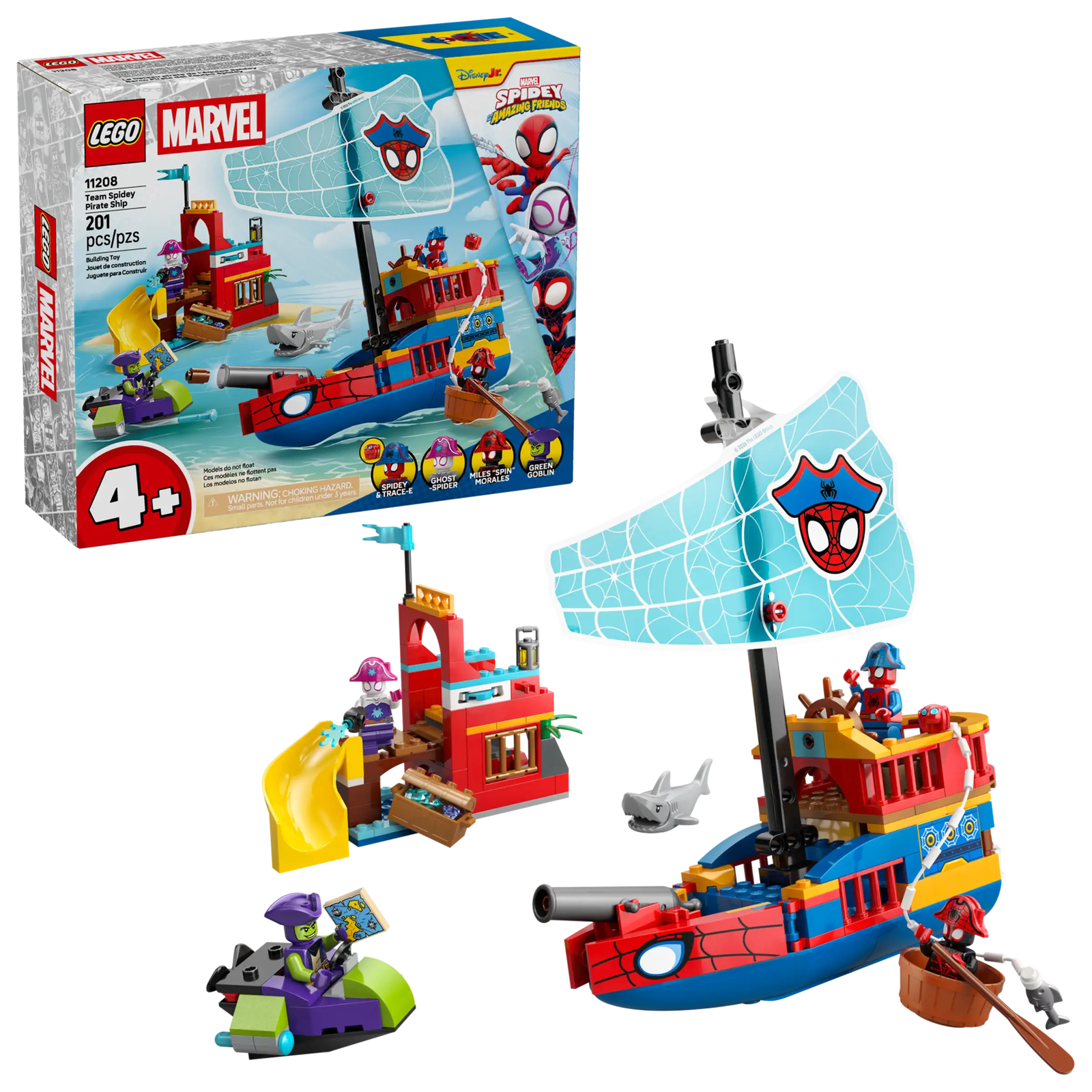 LEGO Marvel 11208 Spideyn Tiimin Merirosvolaiva