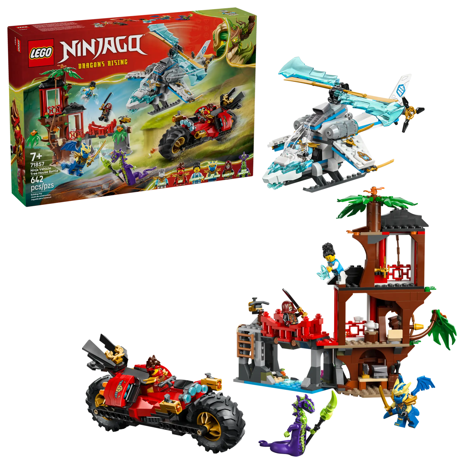 LEGO Ninjago 71857 Ninjamenopelit ja Puumajataistelu