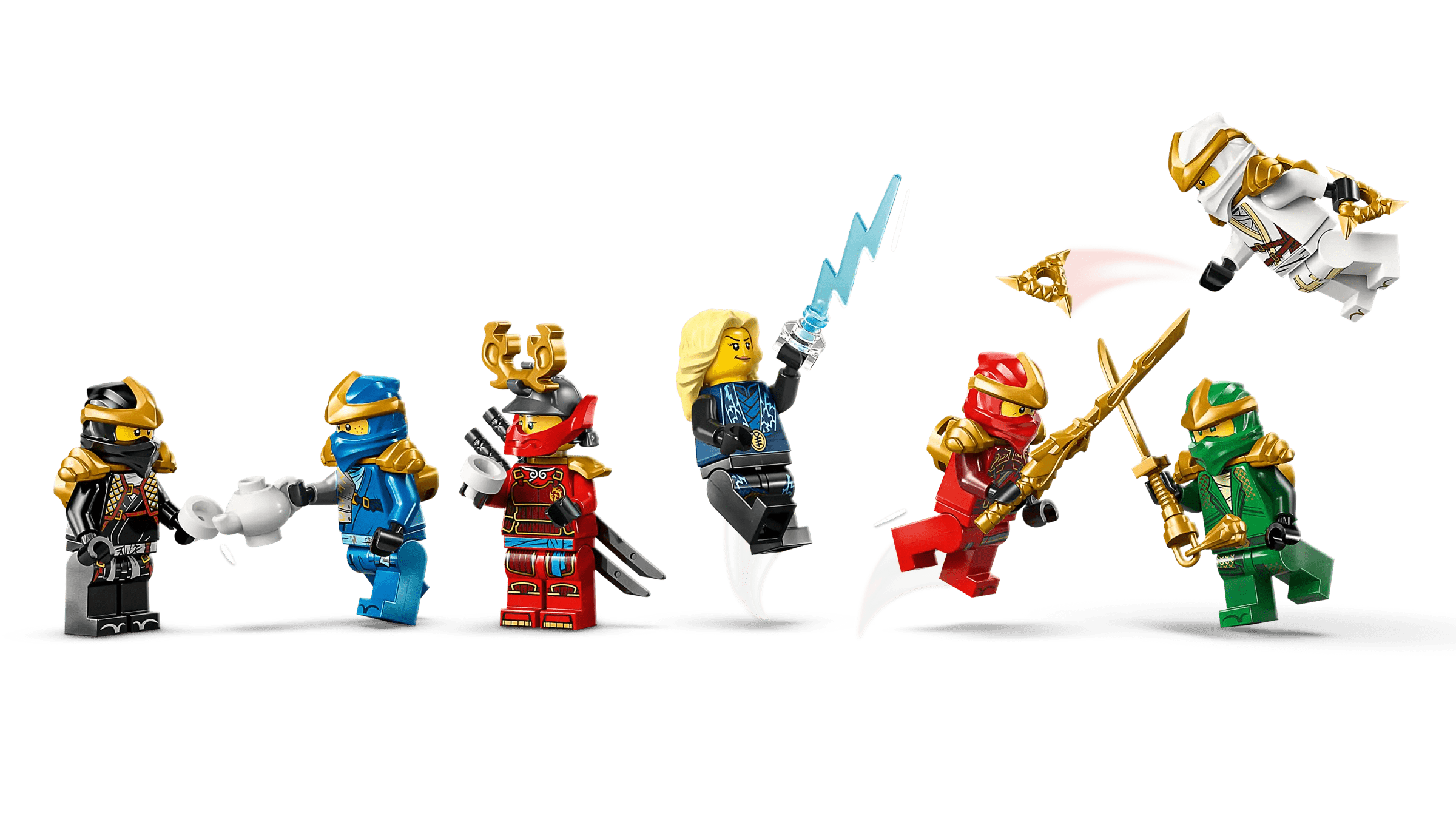 LEGO Ninjago 71866 Ninjahahmokollaasi – 15-vuotisjuhlamalli