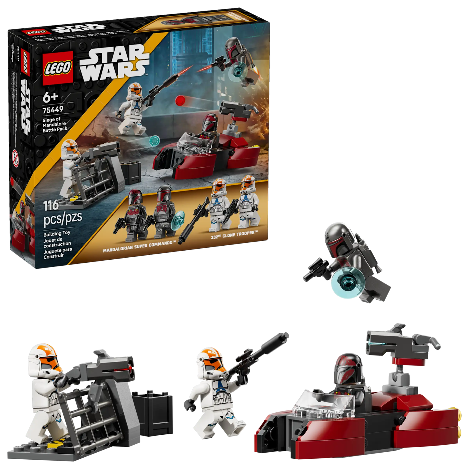 LEGO Star Wars 75449 Mandaloren Piiritys Taistelupakkaus