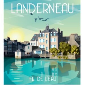 La Loutre 1000 Palan Palapeli LANDERNEAU Fil de l'Eau