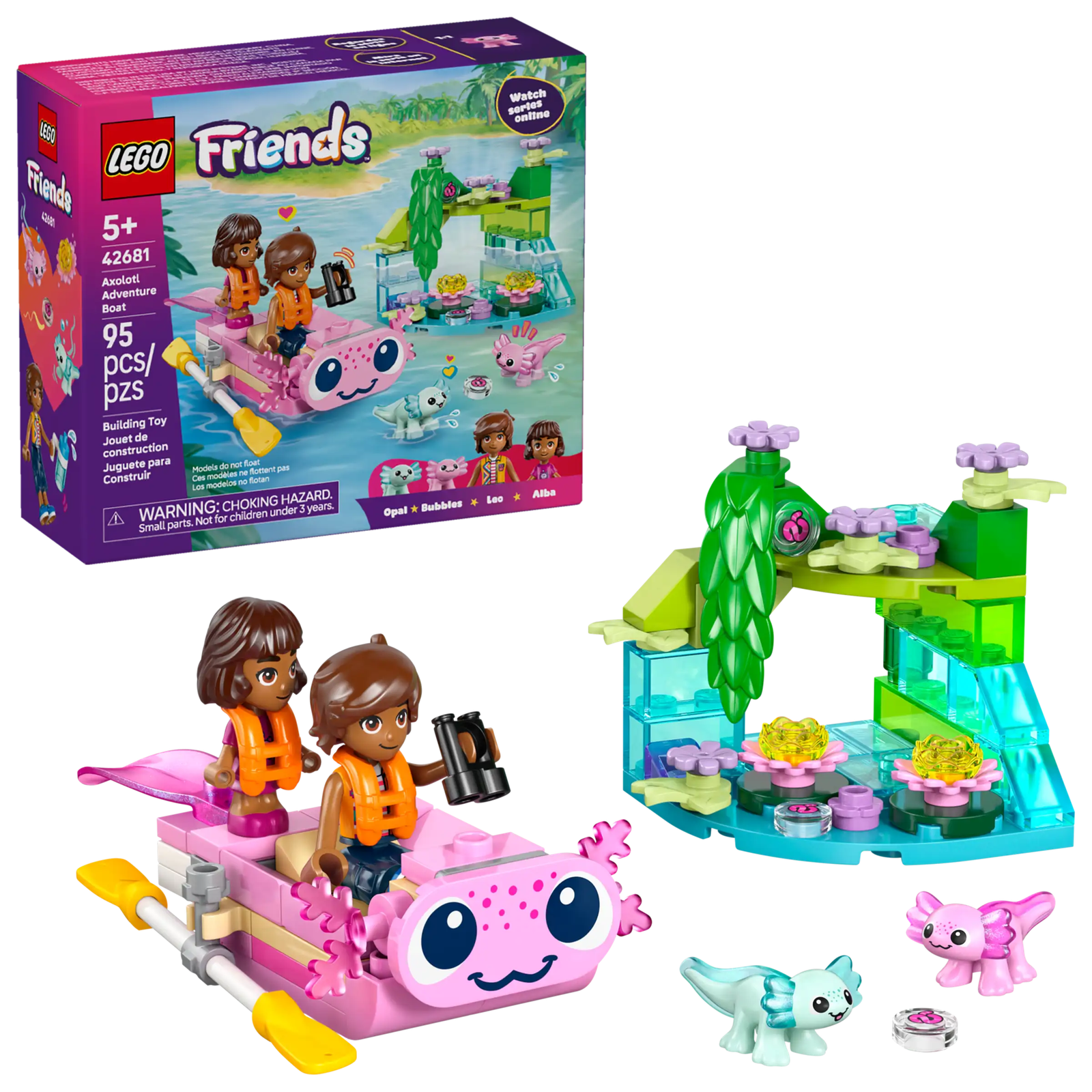 Lego Friends 42681 Aksolotli-Seikkailuvene